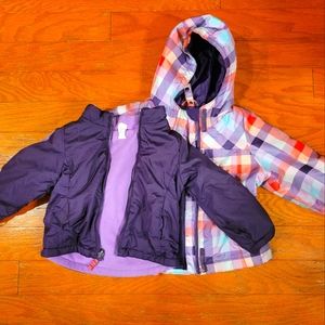 2T Columbia winter/spring zip in jacket